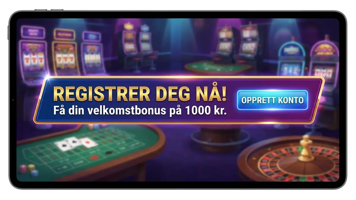 Registrer deg med bonus